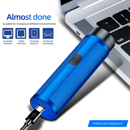Portable Micr‑USB Rechargeable Electric Shaver Personal Shaving Device Compact