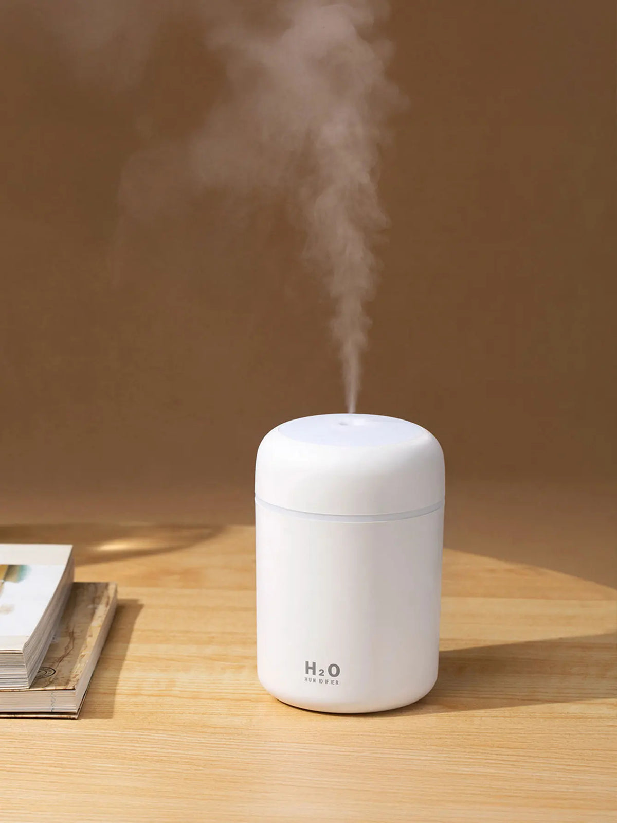 300ml Aromatherapy Diffuser Humidifier Air Purifier Car Home Use Seven-color Light